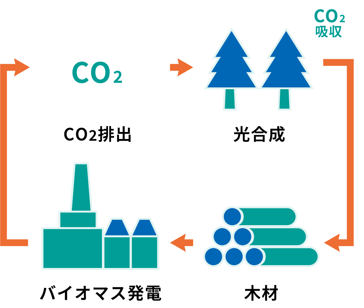 カーボンニュートラルのしくみ